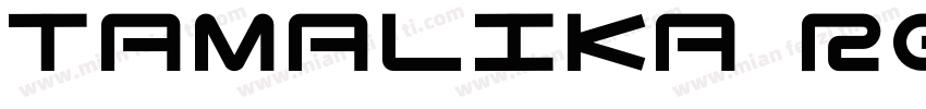 Tamalika Regular字体转换
